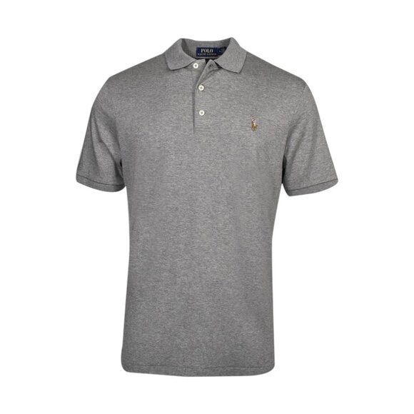 Polo Ralph Lauren Men's Polo Shirt Heather Gray Big and Tall Size 4XB 4XL NWT - Picture 1 of 7
